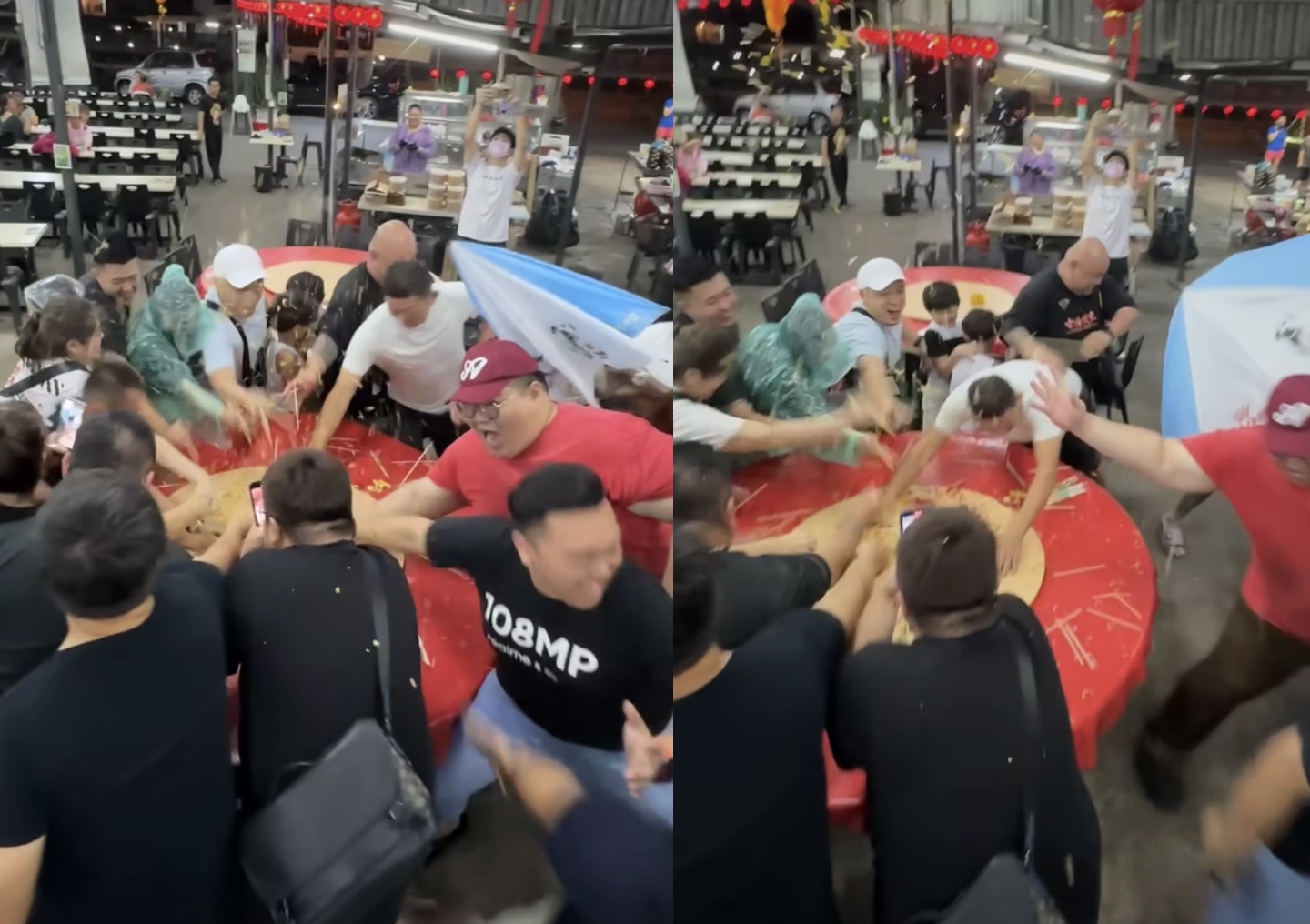 Lo Hei viral video sparks outrage over food wastage